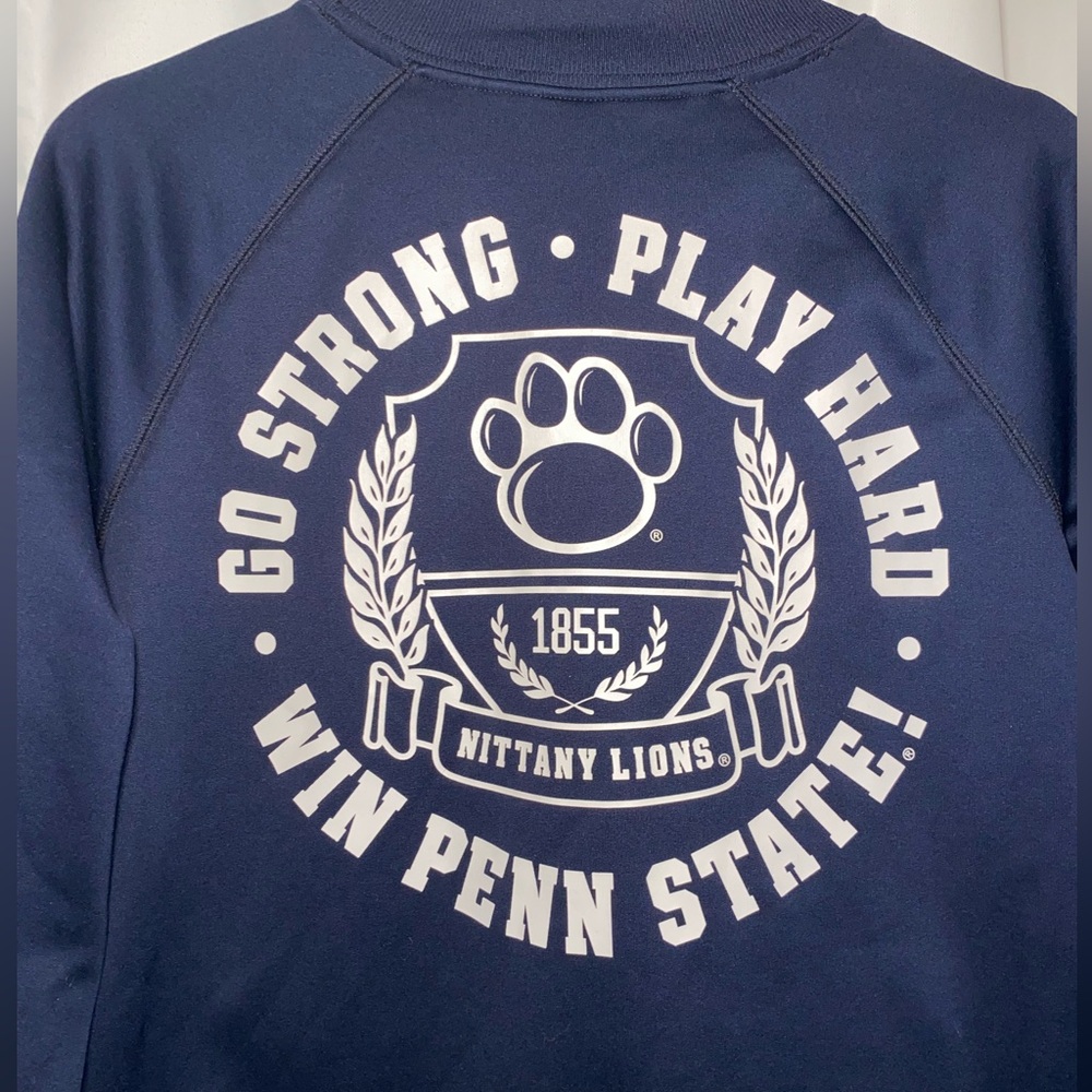 Y2K Penn State PSU Pink Victoria’s Secret Nittany Lions Zip Jacket Blue Medium